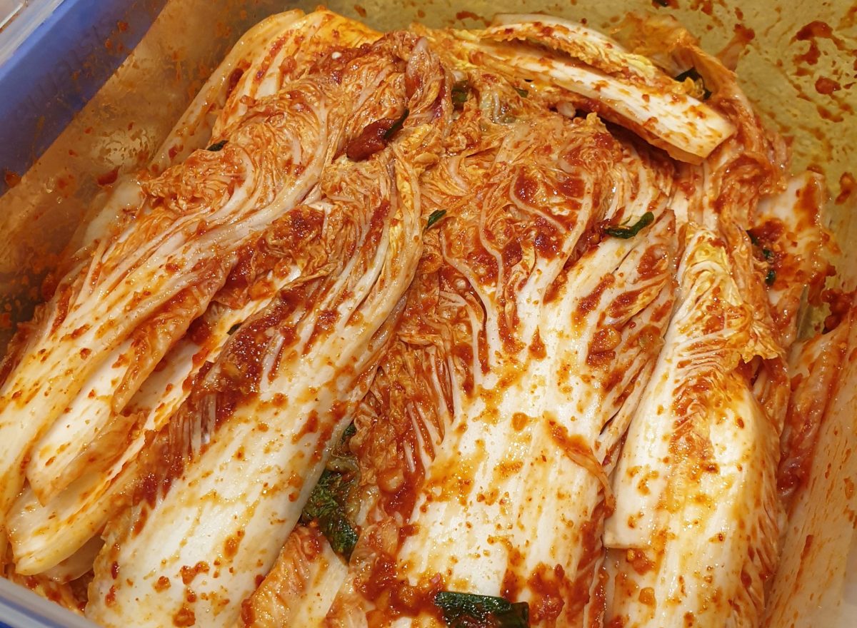 Home made kimchi